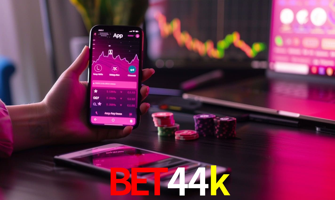 Comparação APP mobile vs versão web da bet44k